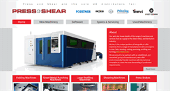 Desktop Screenshot of pressandshear.com